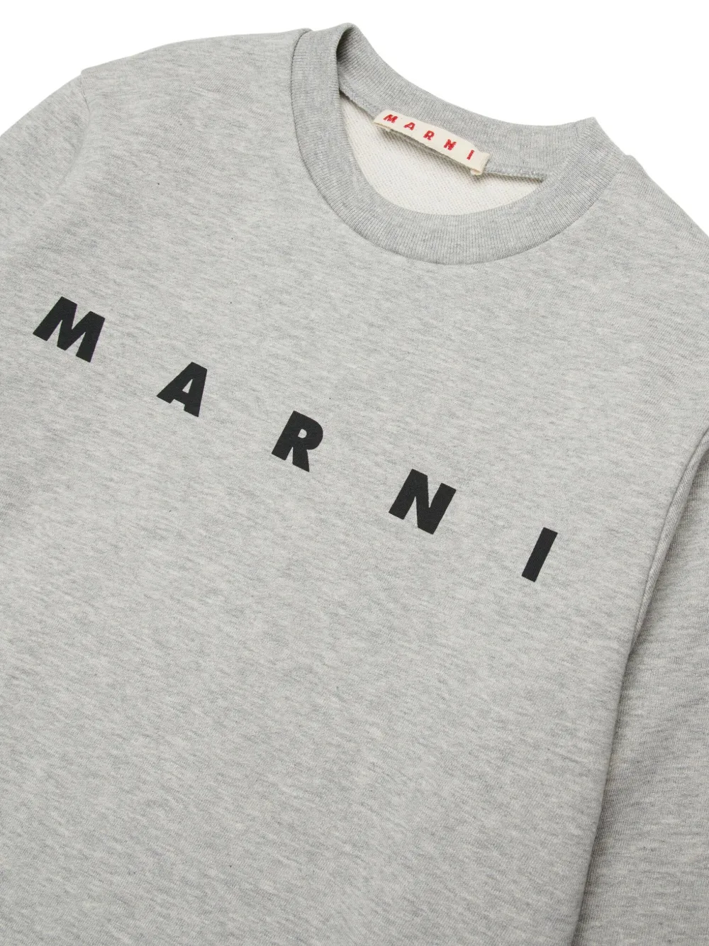 Marni Kids Sweater met logo Grijs