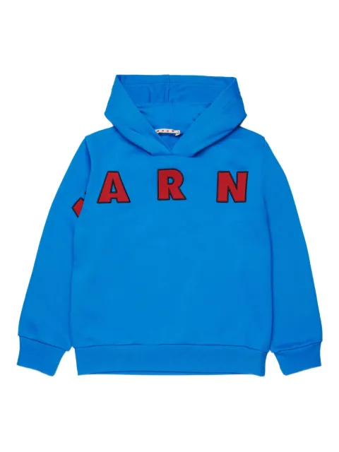 Marni Kids hoodie con parche bordado