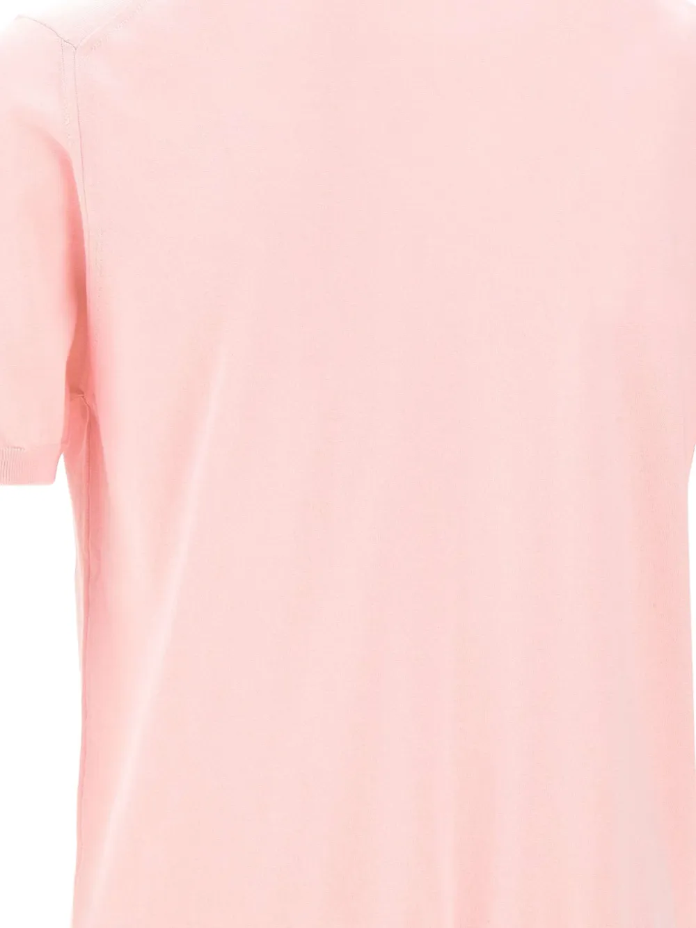 Kiton Poloshirt met halve rits Roze