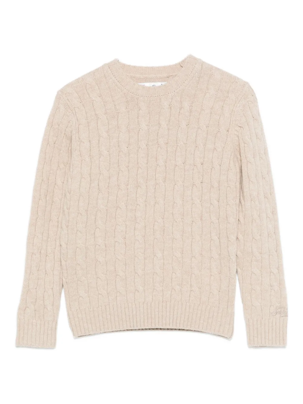 MC2 Saint Barth Kids ケーブルニット セーター - ニュートラル MC2 Saint Barth Kids ケーブルニット セーター - ニュートラル