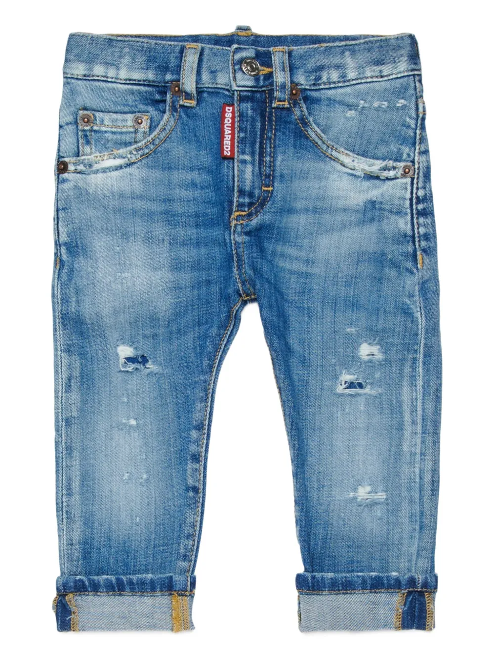 DSQUARED2 KIDS distressed jeans | Blue | Image 1