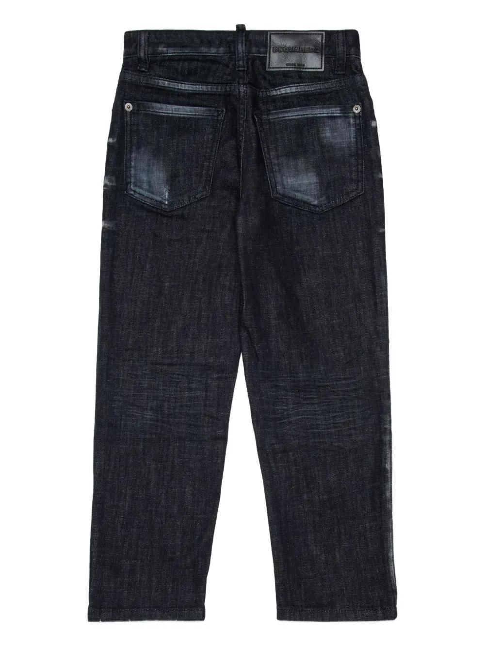 Dsquared2 Distressed Jeans In Black