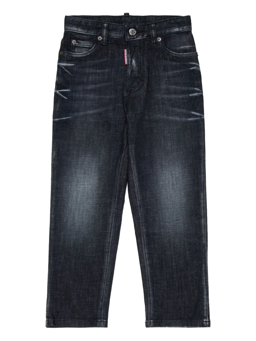 Dsquared2 Distressed Jeans In Black