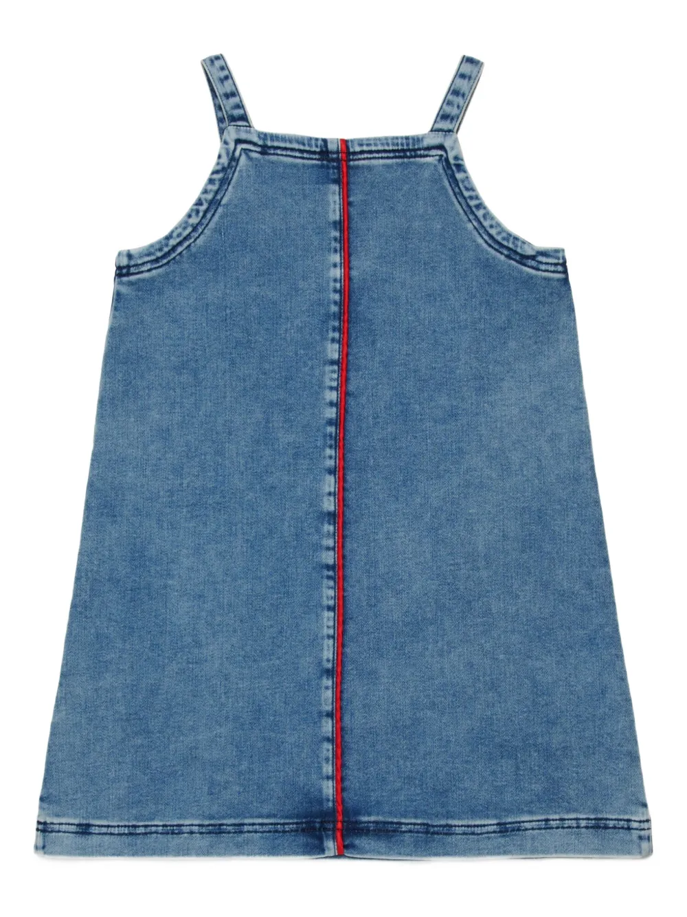 Diesel Embroidered-logo Cotton Dress In Multi