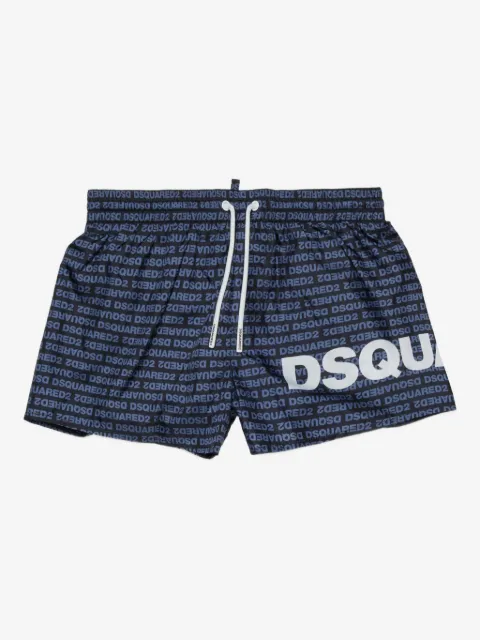 DSQUARED2 KIDS drawstring printed swim shorts