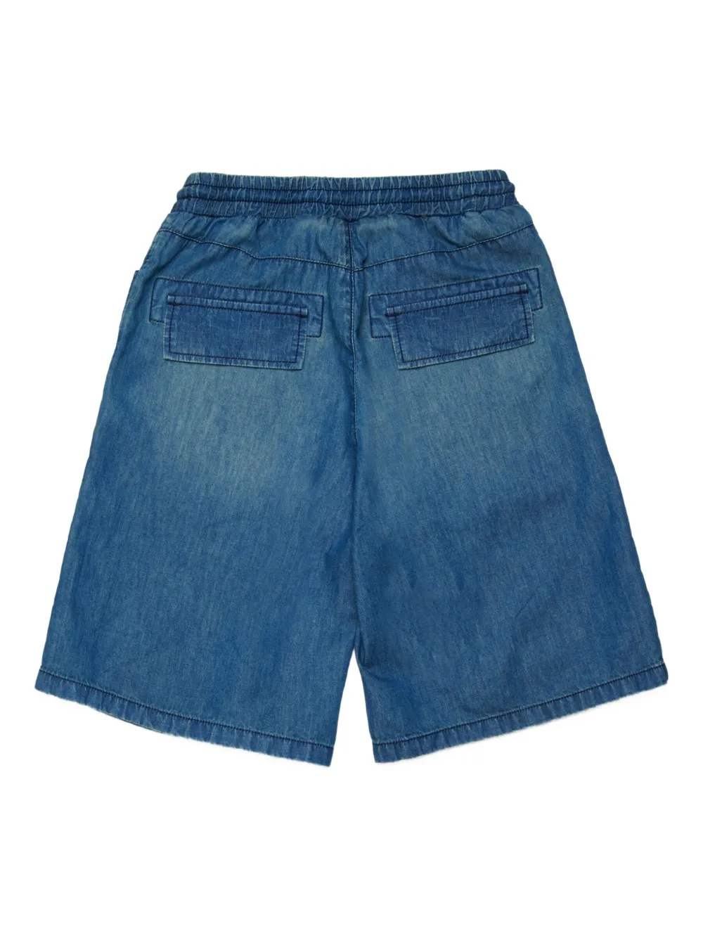 Diesel Kids Pelty cargo spijkershorts Blauw