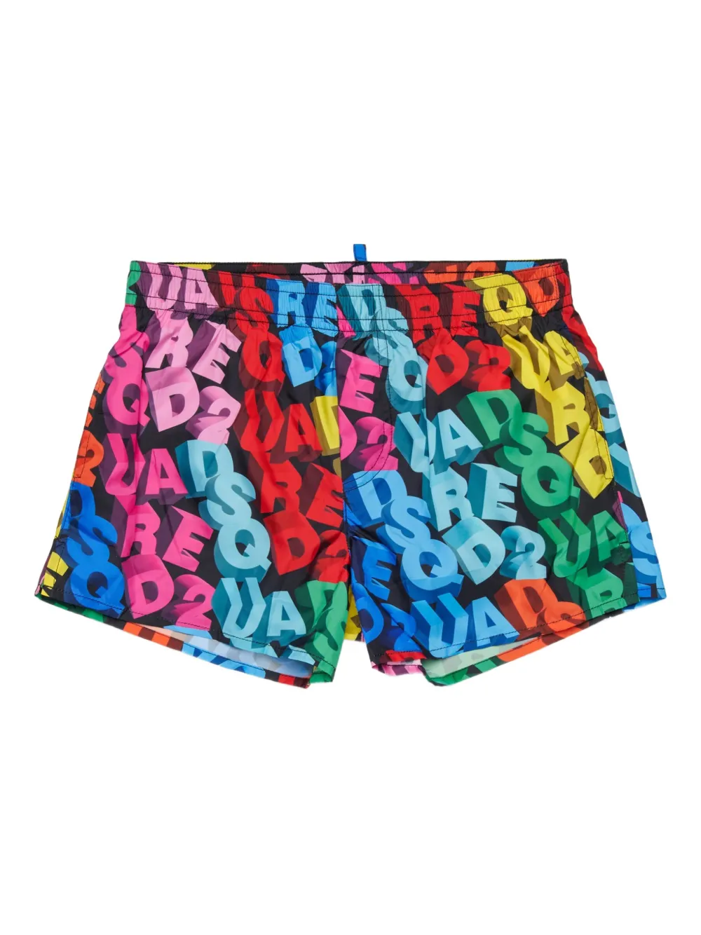 DSQUARED2 KIDS Costume da bagno con stampa - Nero