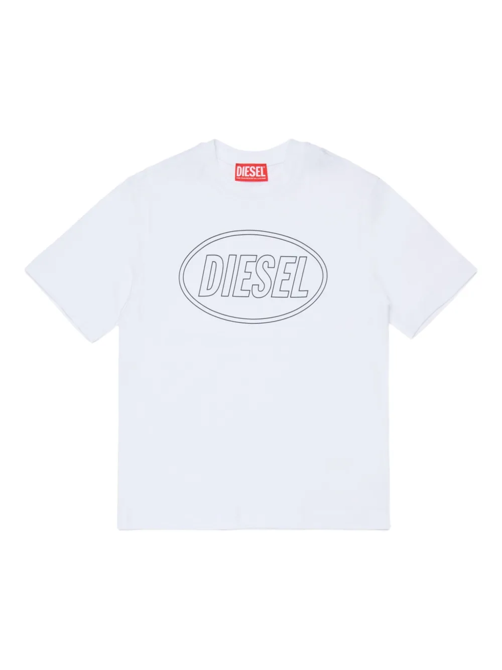 Diesel Tcircle Over T-shirt In White