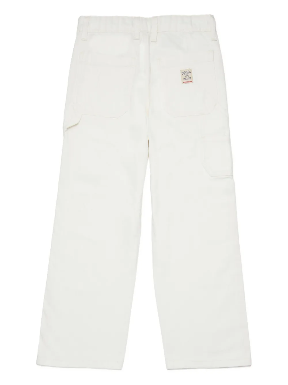 Diesel D-bart-j Pocket Jeans In White