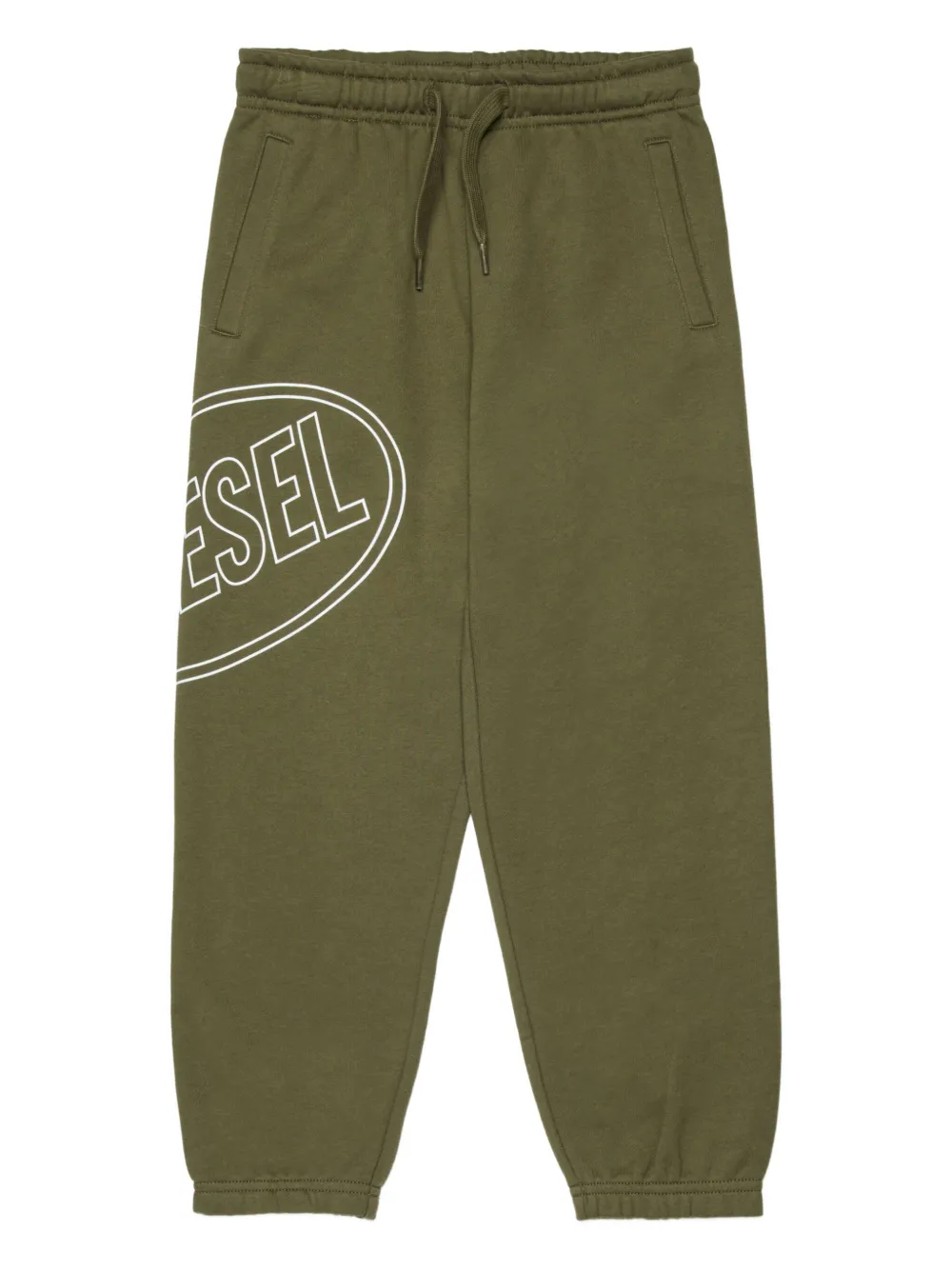 Diesel Kids Pantaloni sportivi Pcircle con logo - Verde