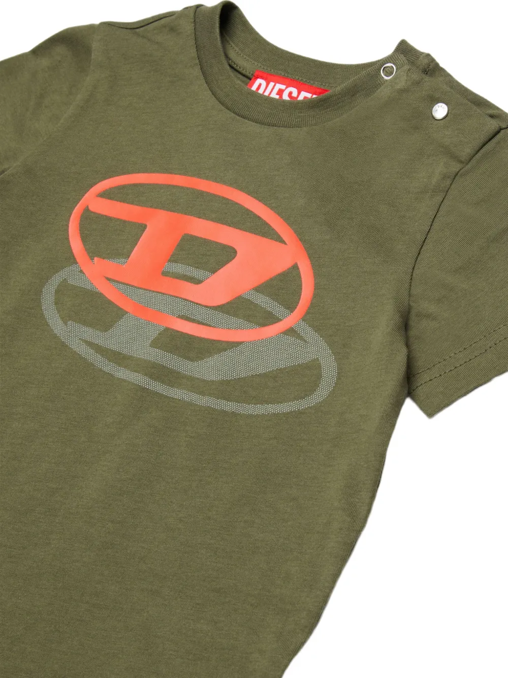  Diesel Kids Tvaleb Logo-print T-shirt - Green 