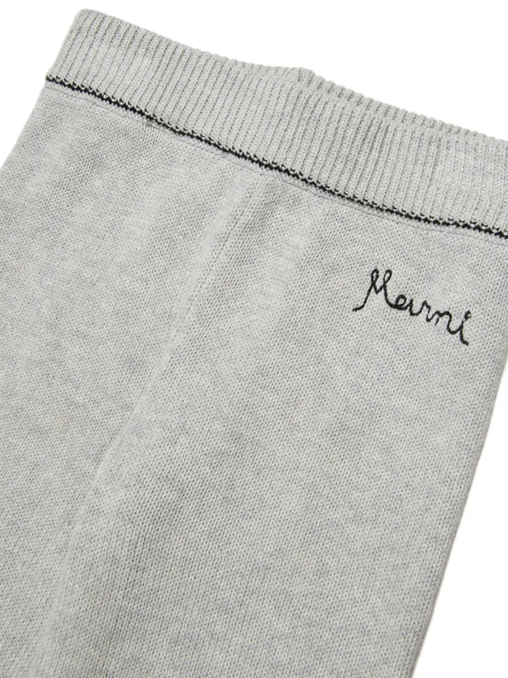 Marni Kids Trainingsbroek met geborduurd logo Grijs