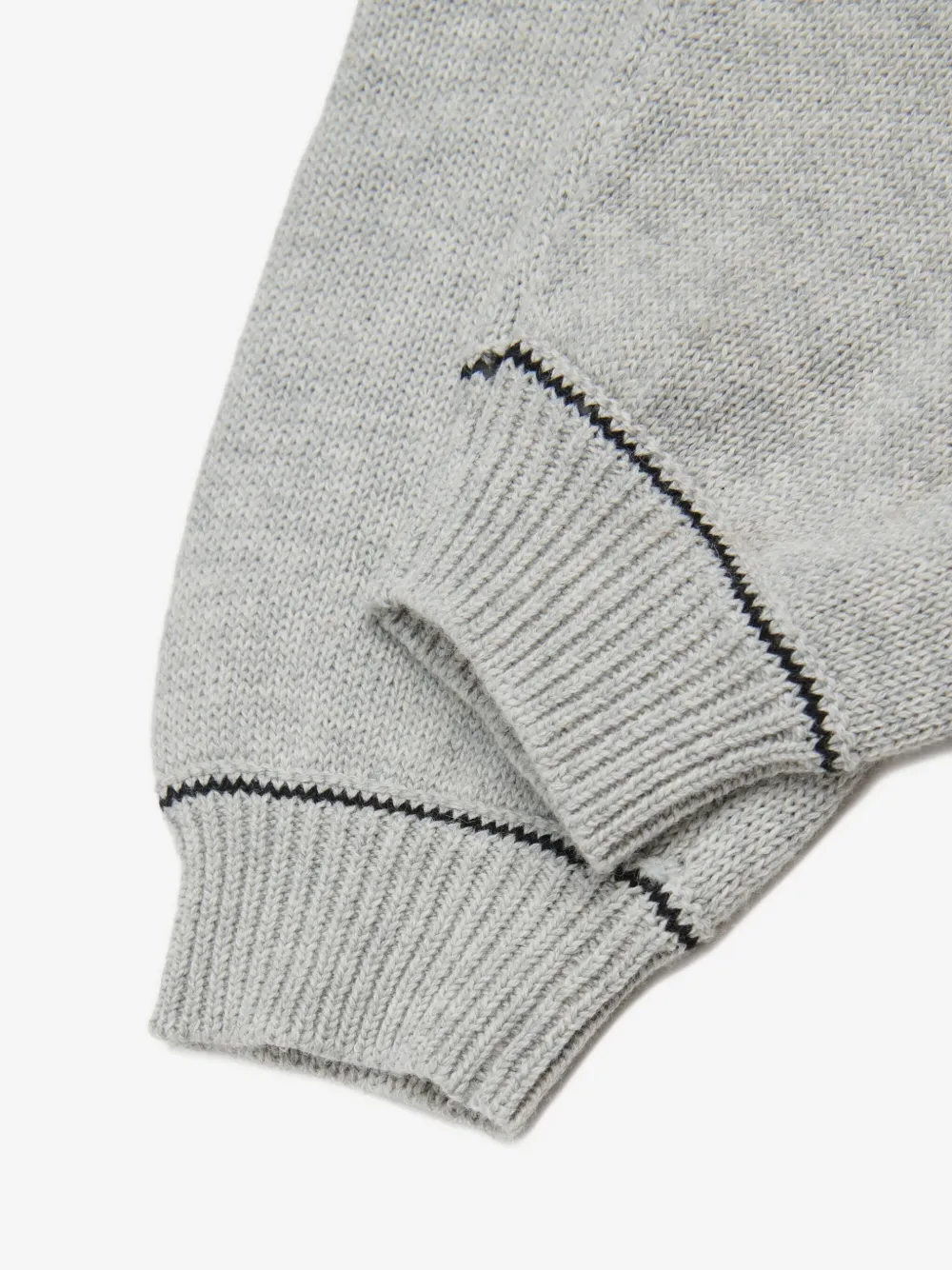 cotton knit joggers with embroidered logo — Image 3