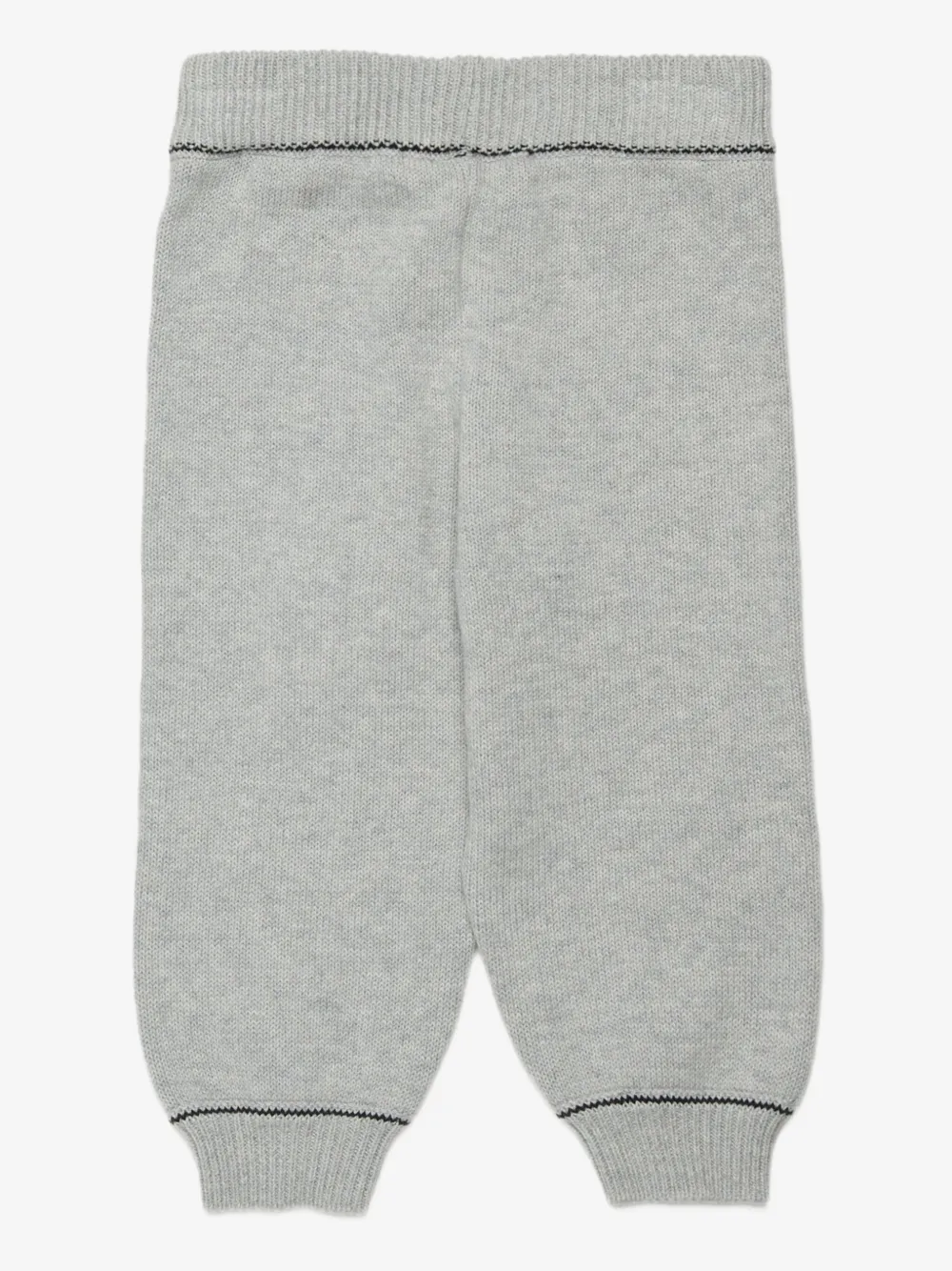 cotton knit joggers with embroidered logo — Image 4