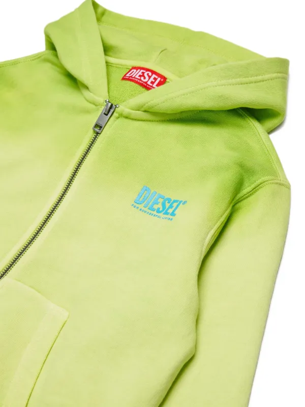Diesel Kids Shade Over ジップパーカー | グリーン | FARFETCH JP