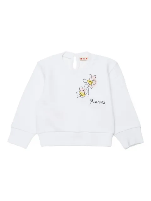 Marni Kids floral sweatshirt