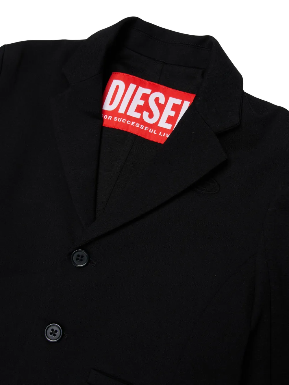 Diesel Kids Blazer met knopen Zwart
