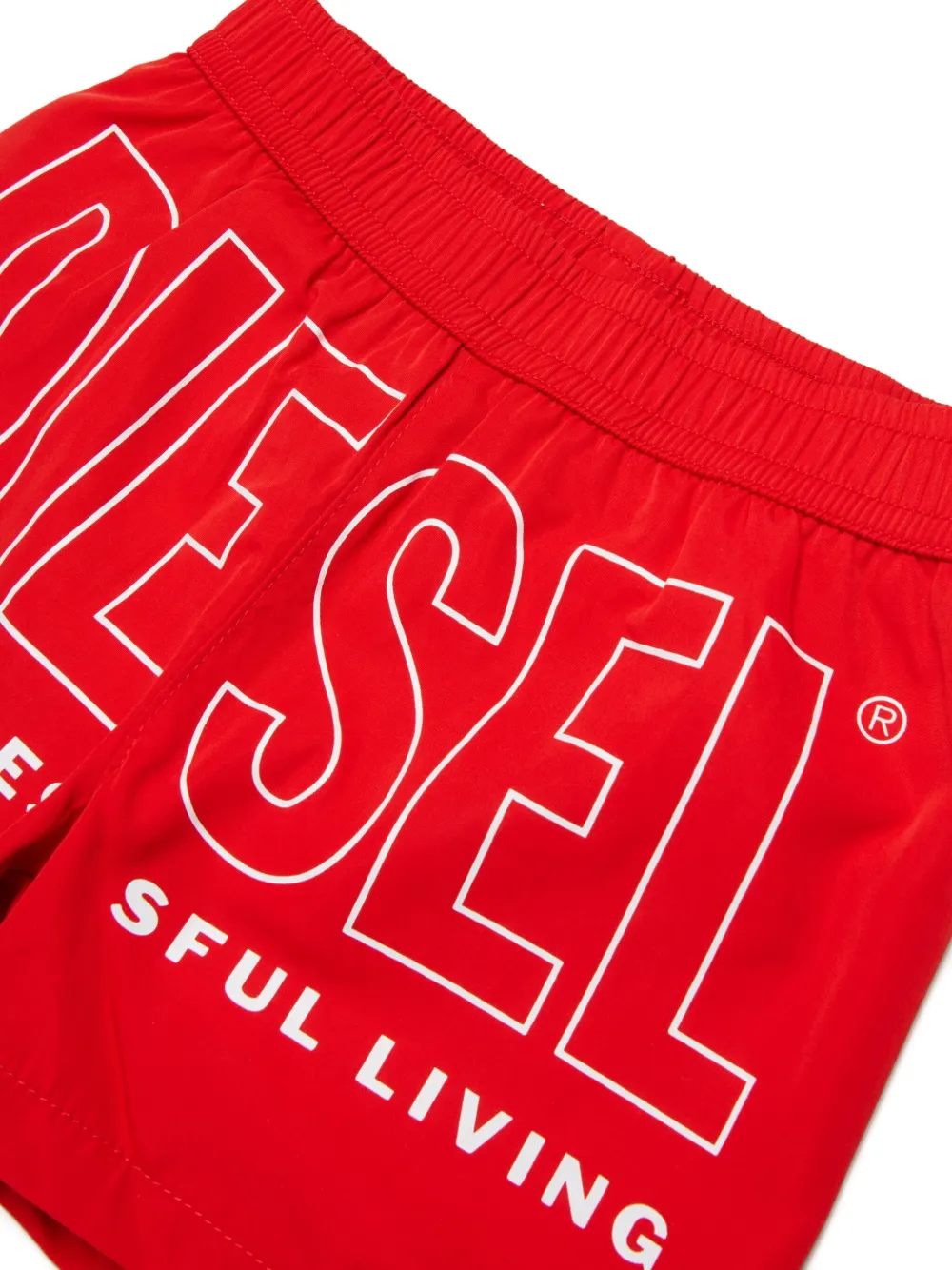 Diesel Kids Misitb Logo-print Swim Shorts - Red 