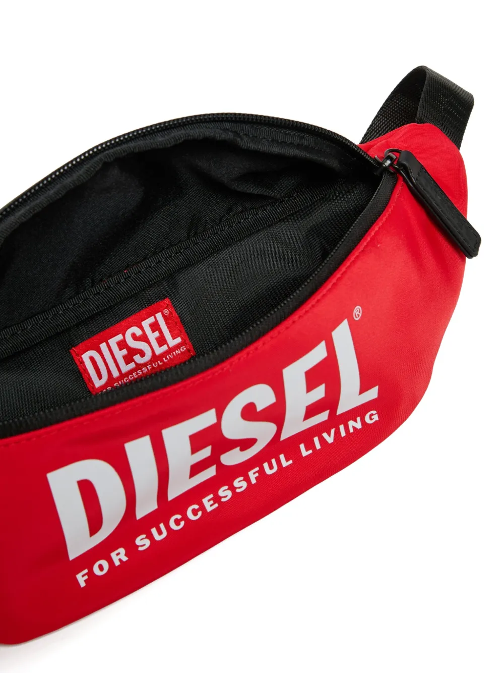  Diesel Kids Warmy Logo-print Belt Bag - Red 