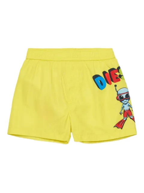 Diesel Kids Mirulyb graphic swim shorts