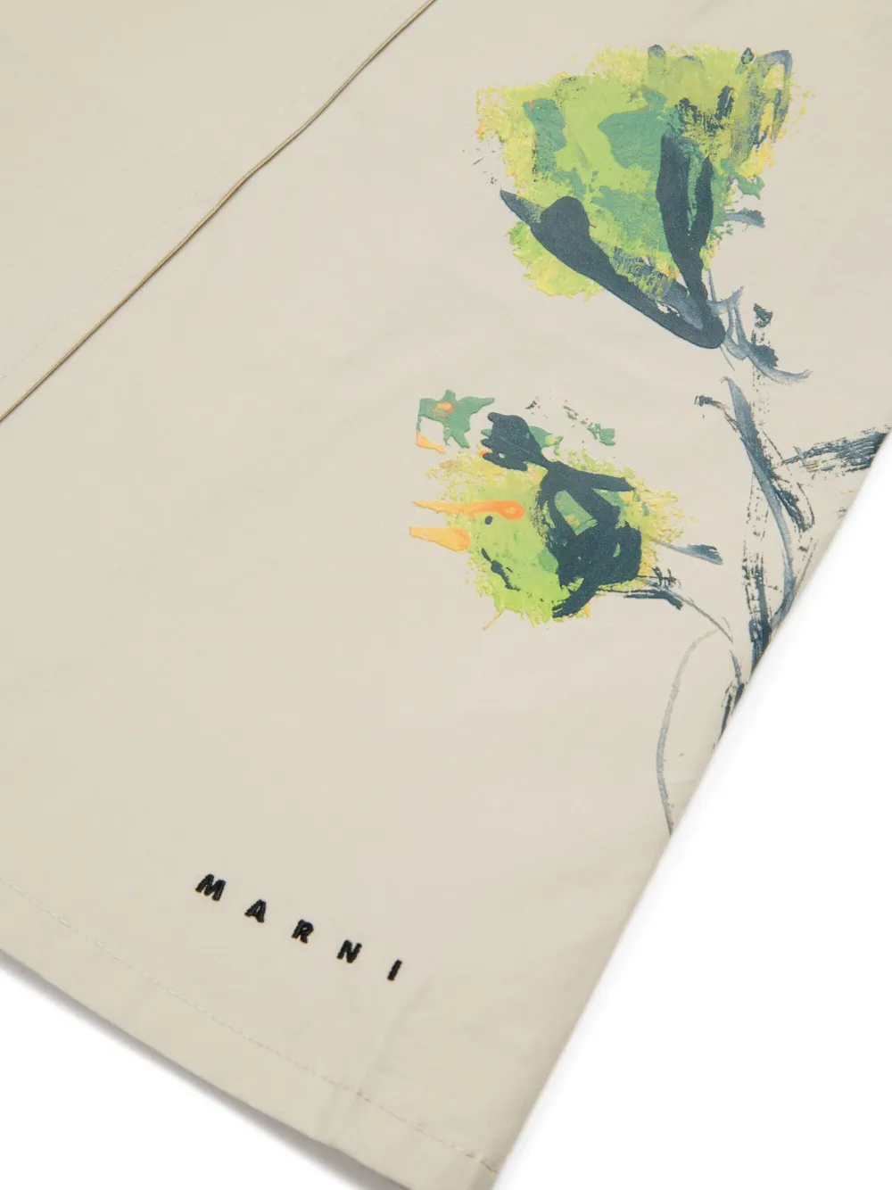  Marni Kids Floral Casual Trousers - Neutrals 