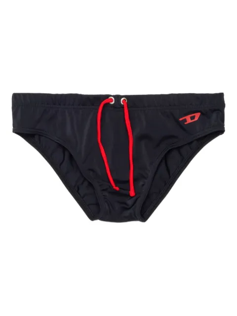 Diesel Kids logo-print drawstring swim shorts