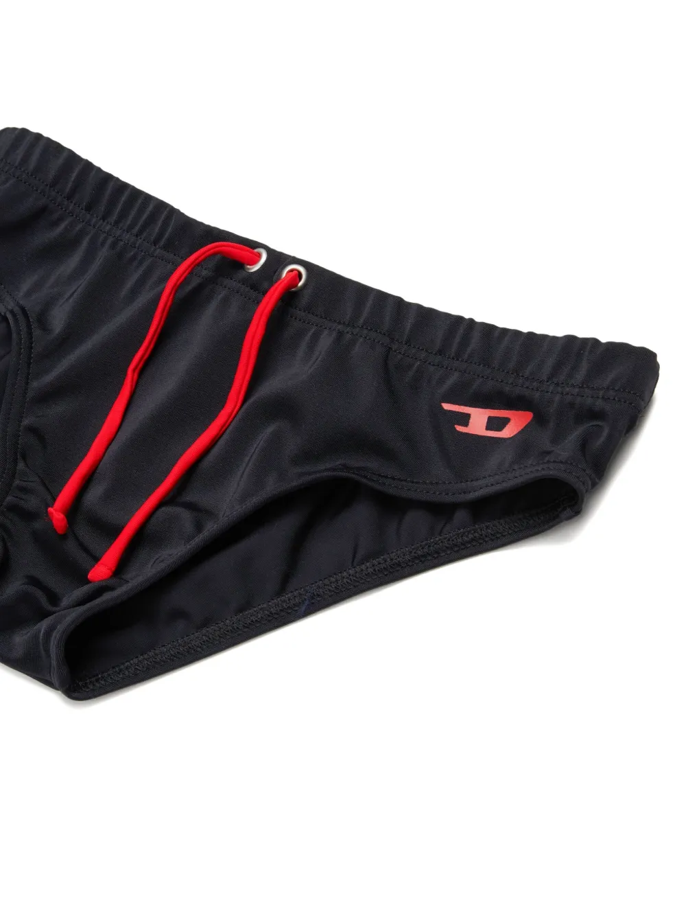  Diesel Kids Logo-print Drawstring Swim Shorts - Black 