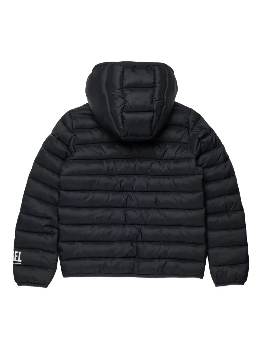 Diesel Kids Gewatteerd jack Zwart