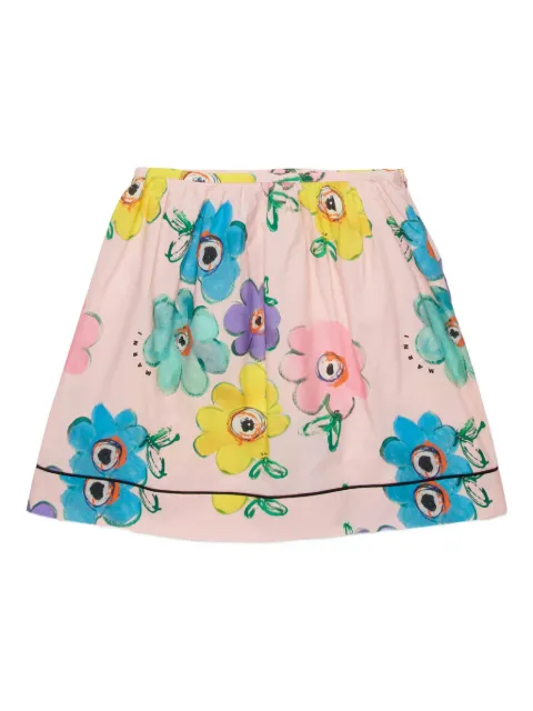 Marni Kids floral print skirt