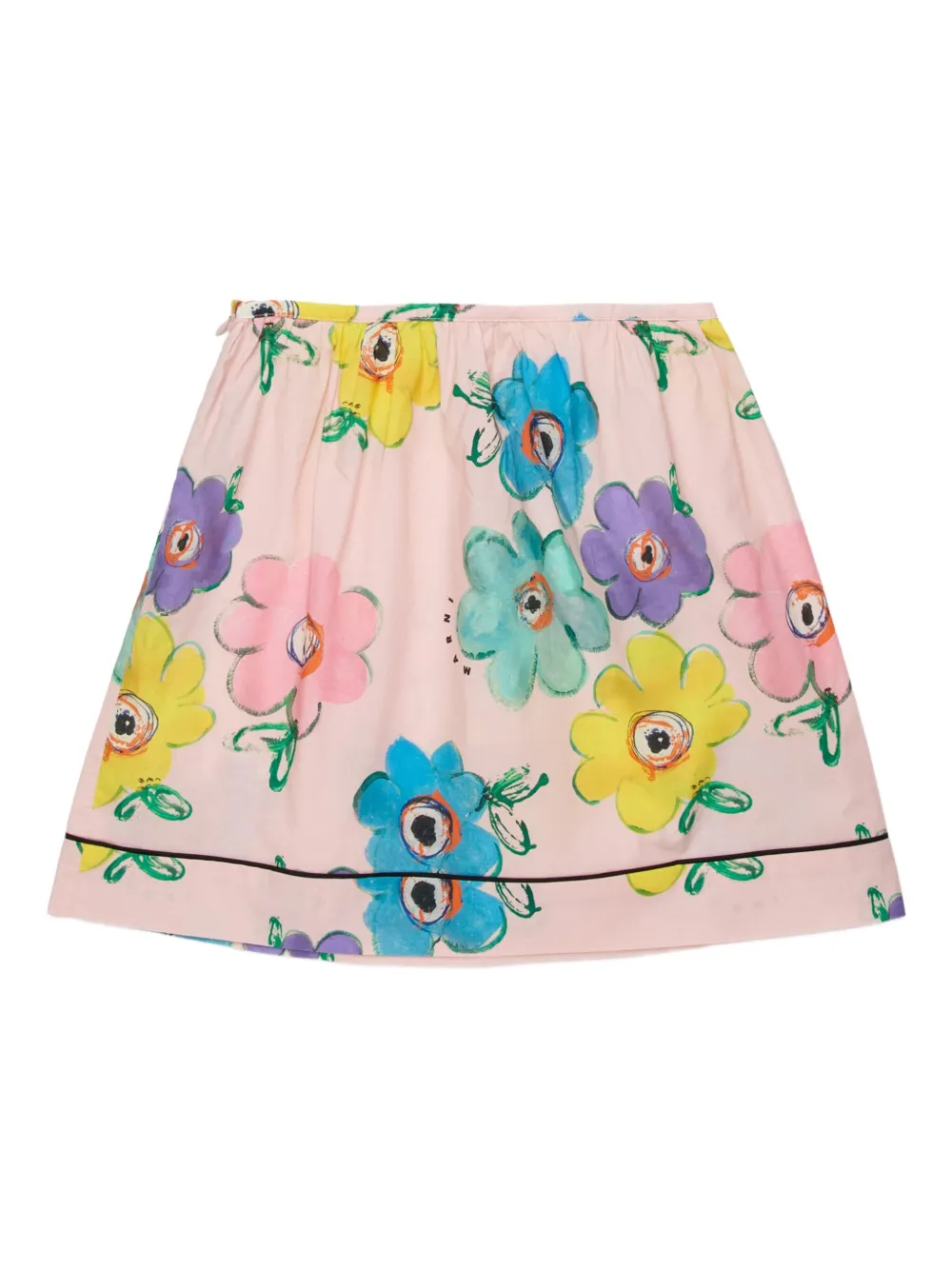 Marni Kids Rok met bloemenprint Roze