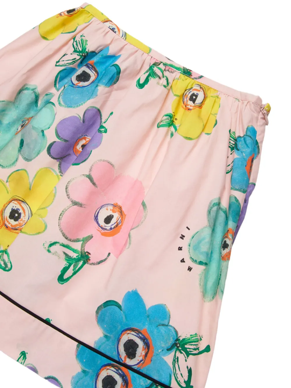Marni Kids Rok met bloemenprint Roze