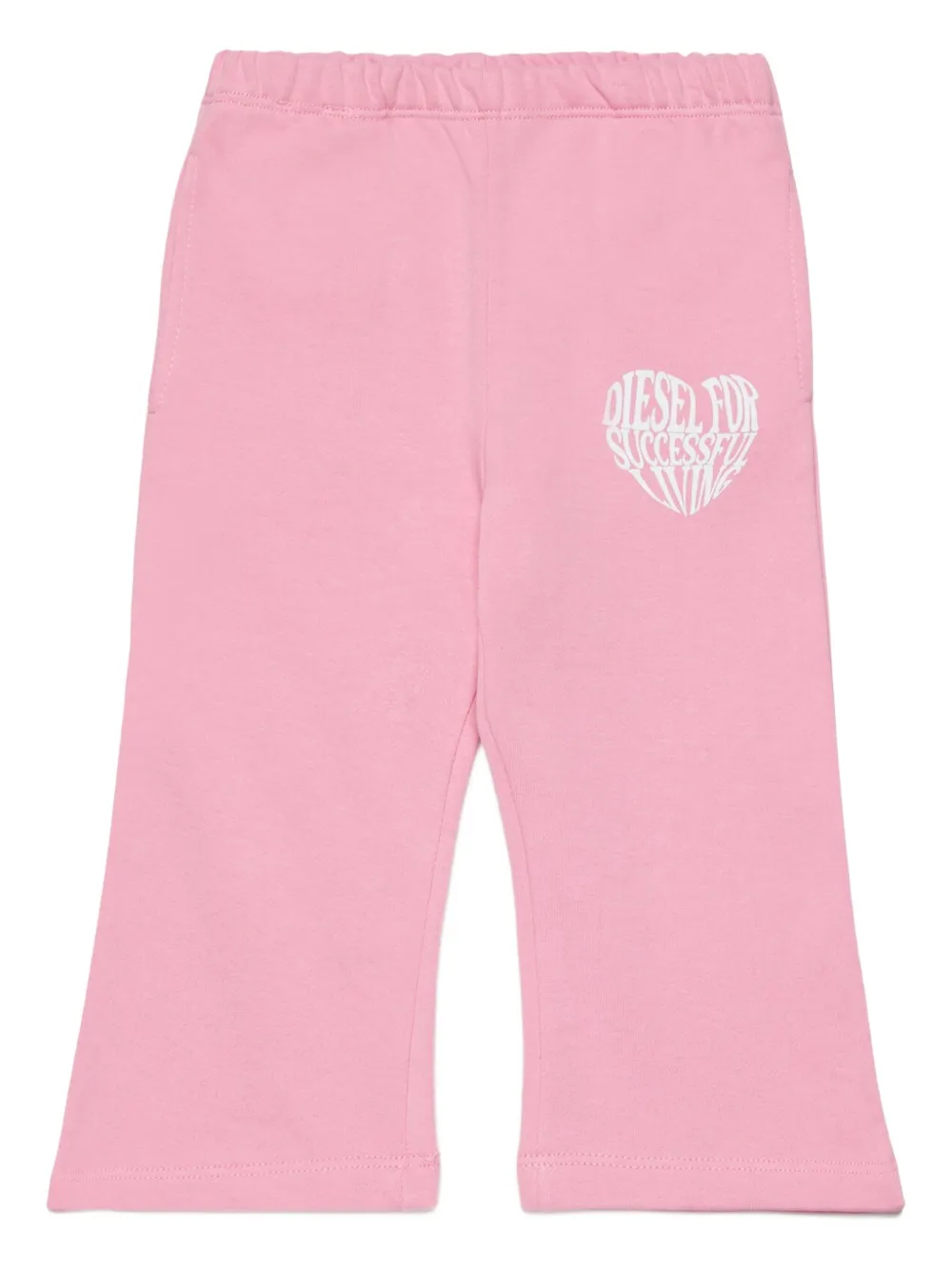 Diesel Kids heart graphic trouser set | Pink | Image 1