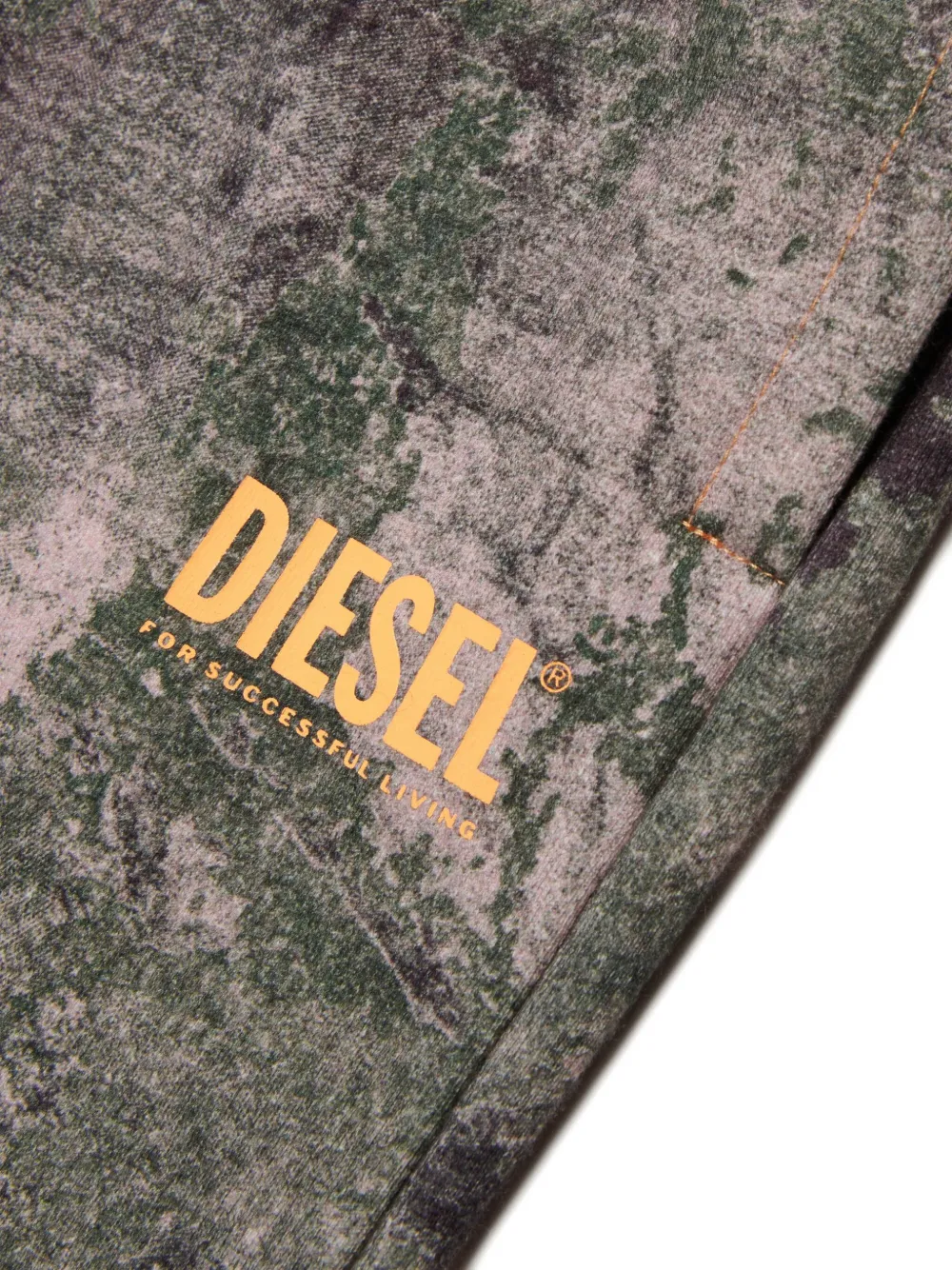 Diesel Kids Trainingsbroek met logoprint Groen