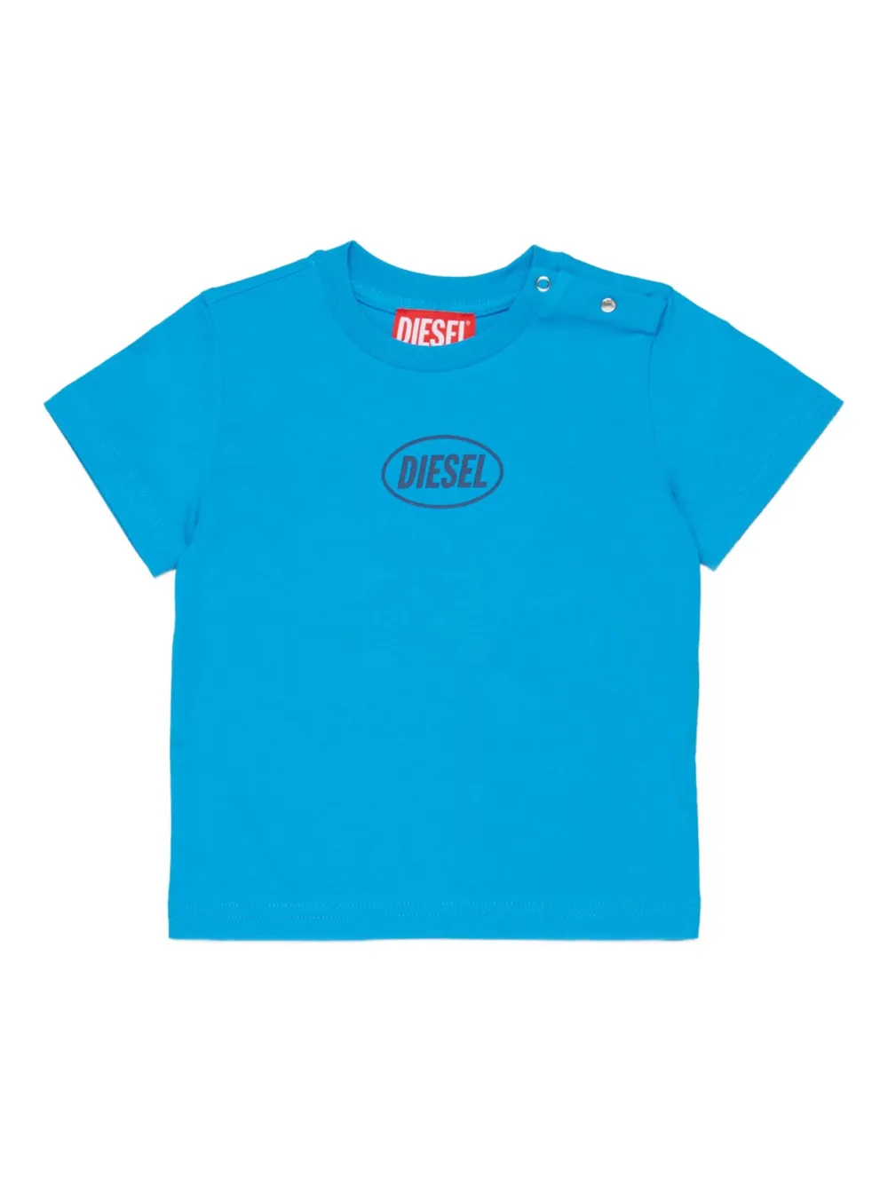 Diesel Kids T-shirt Tolpyb con logo - Blu