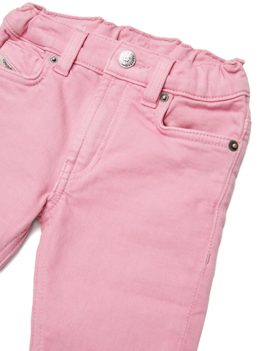 Diesel Kids Jeans met logopatch Roze