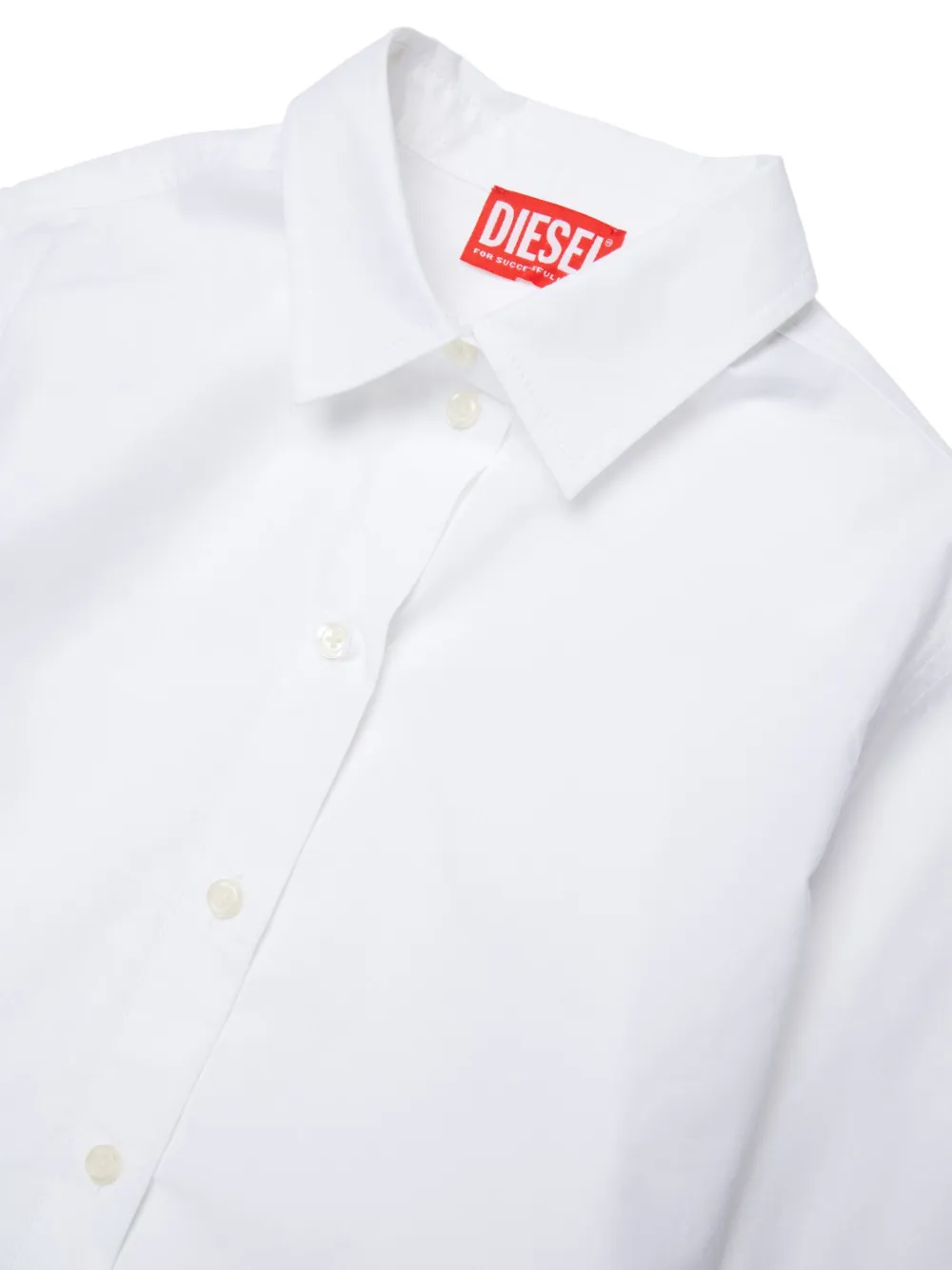 Diesel Cylace Short-sleeve Shirt In White
