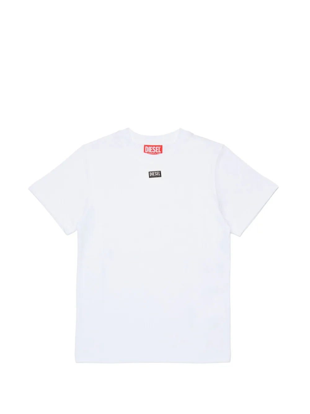 Diesel Kids T-shirt Tjustr7 con logo - Bianco