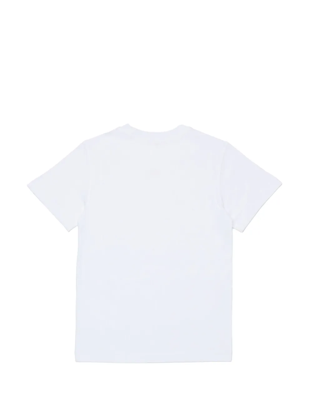 Diesel Kids Tjustr7 T-shirt met logo Wit