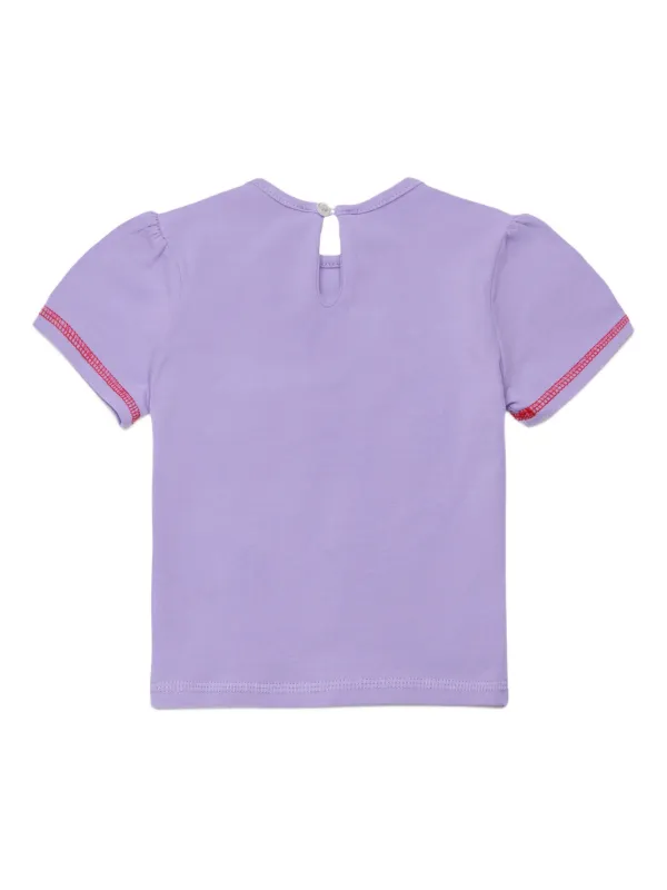Diesel Kids Talyb print-logo cherry-motif T-shirt | Purple | FARFETCH