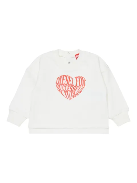 Diesel Kids Svavyb heart-graphic sweatshirt