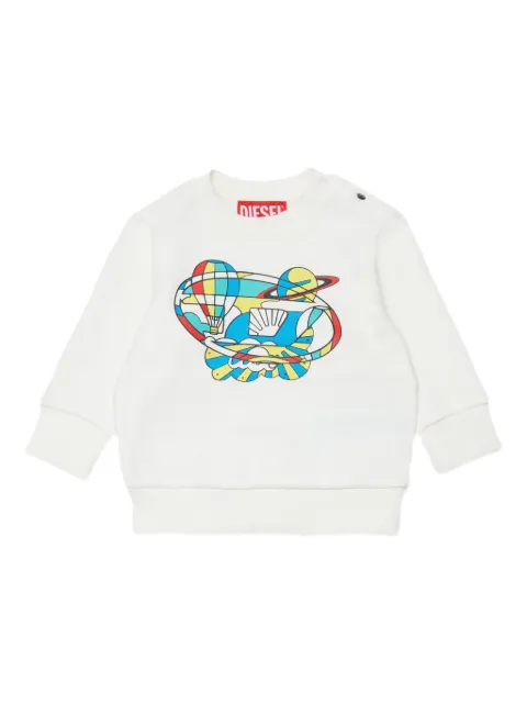 Diesel Kids Swirb graphic-print sweatshirt
