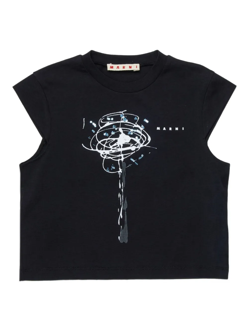 Marni Kids T-shirt con grafica - Nero