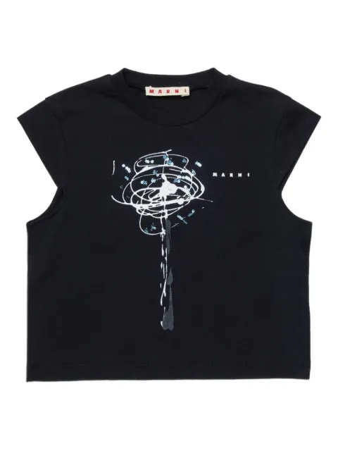Marni Kids graphic print T-shirt