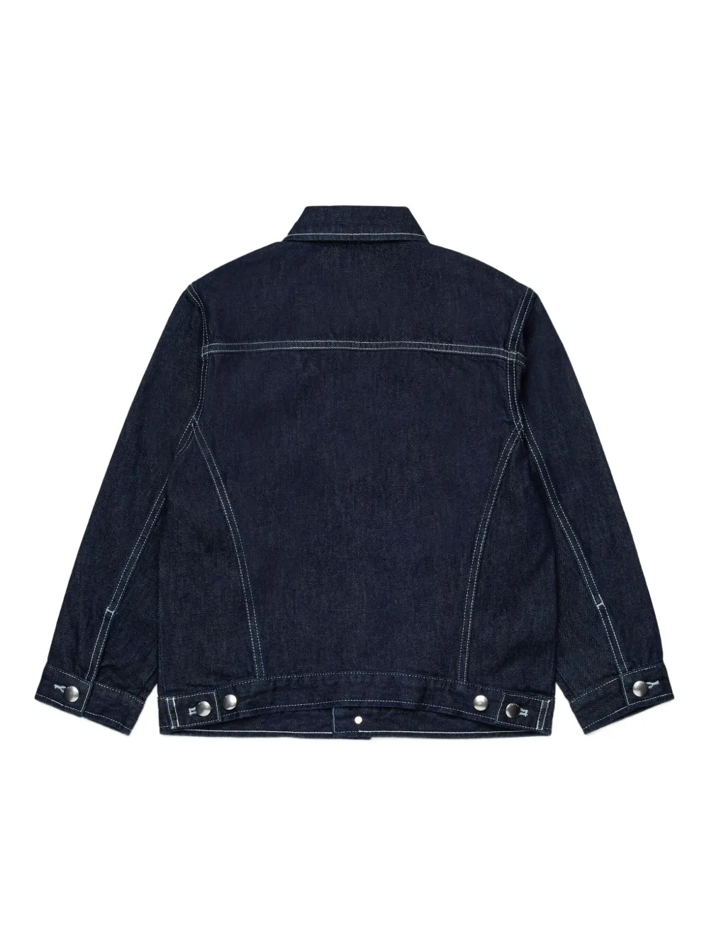  Marni Kids Buttoned Pockets Denim Jacket - Blue 