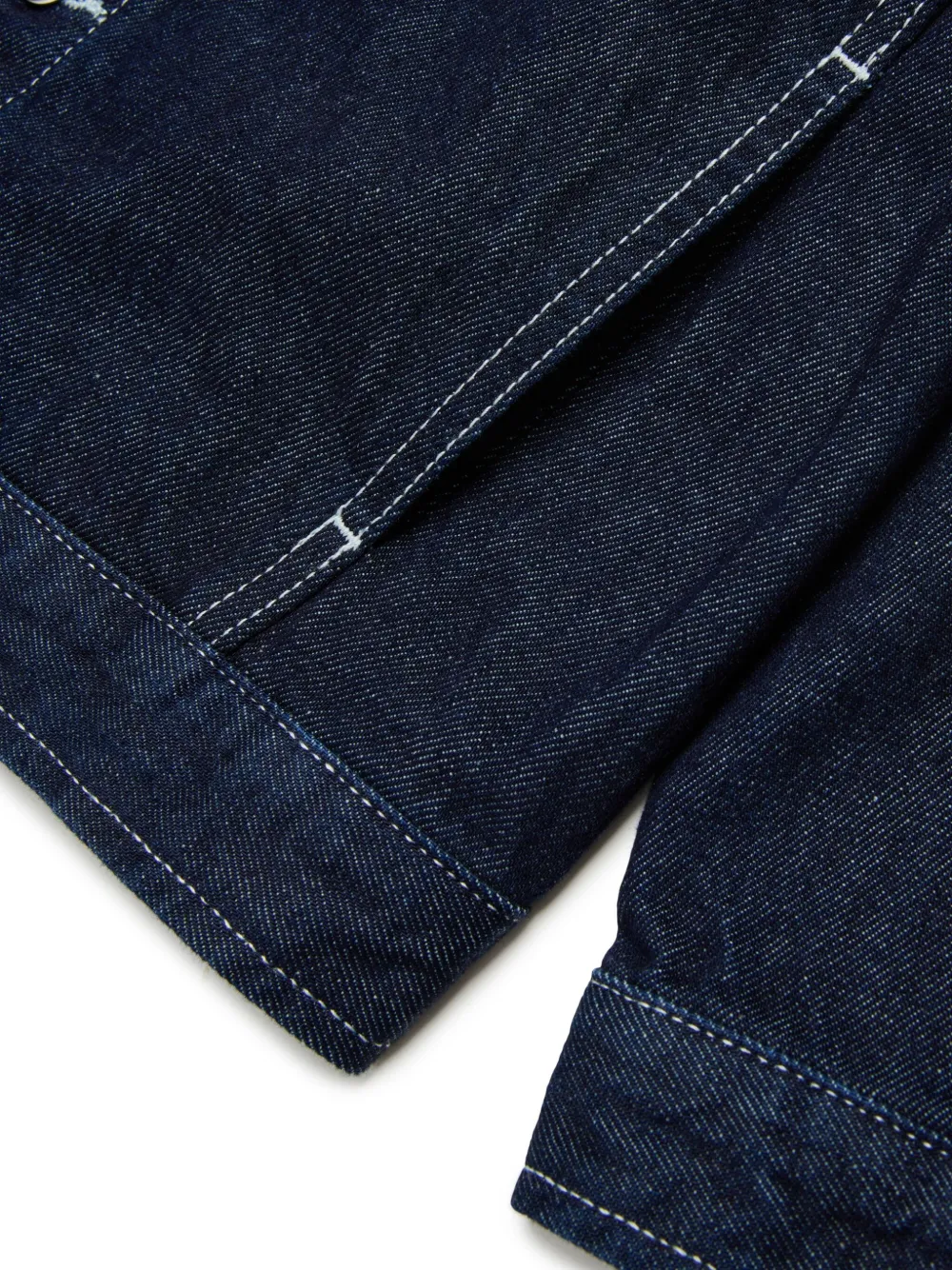  Marni Kids Buttoned Pockets Denim Jacket - Blue 