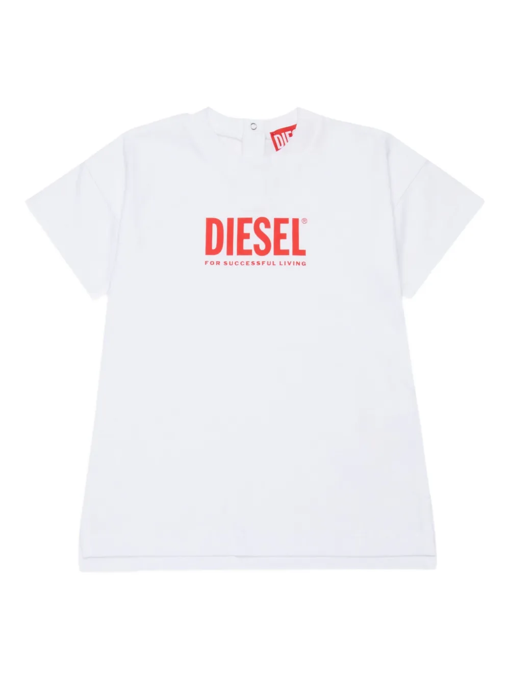 Diesel Kids T-shirt con logo - Bianco