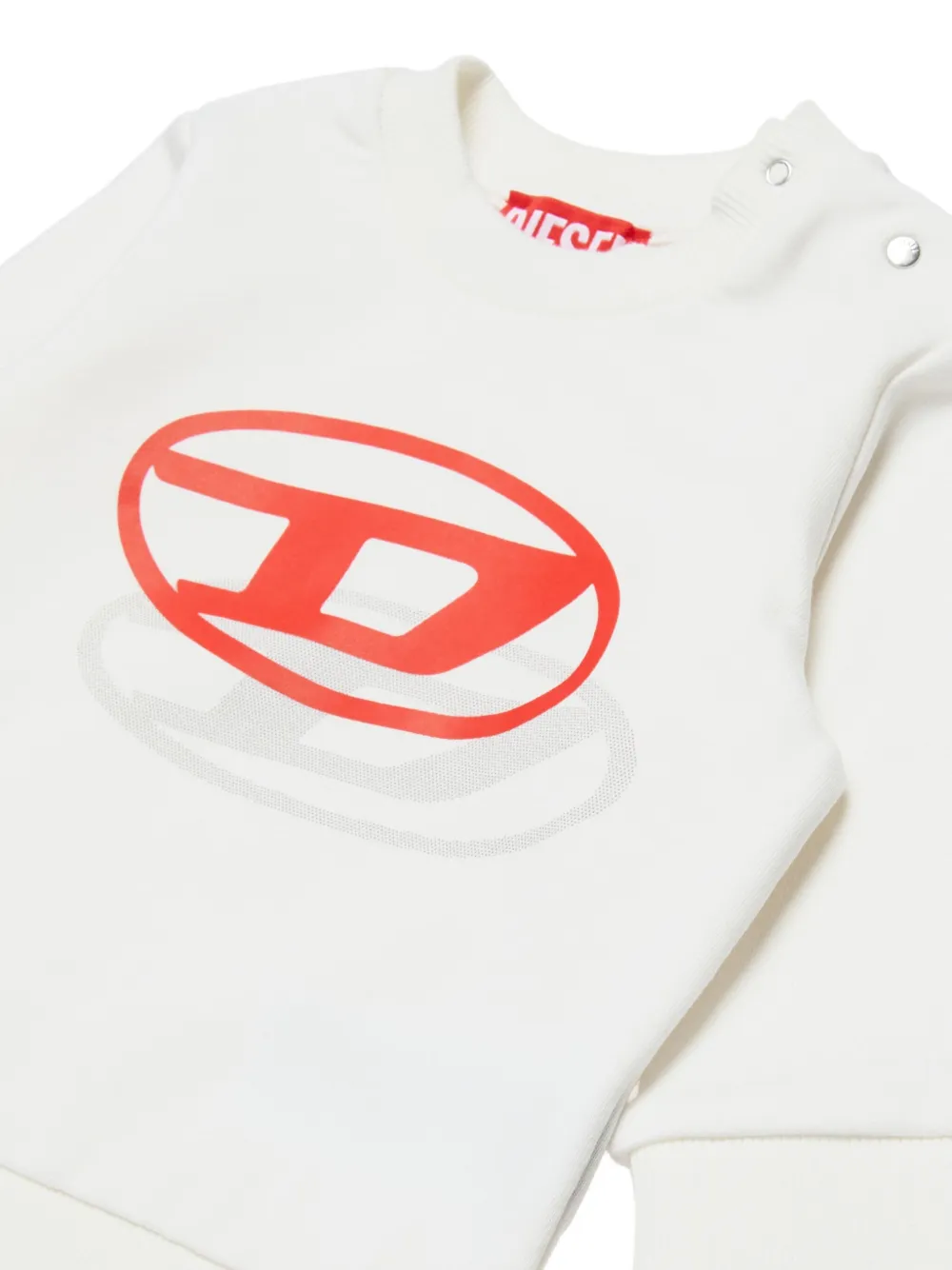 Diesel Kids Sweater met logo Wit