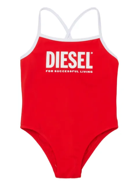 Diesel Kids Midib criss-cross swimsuit