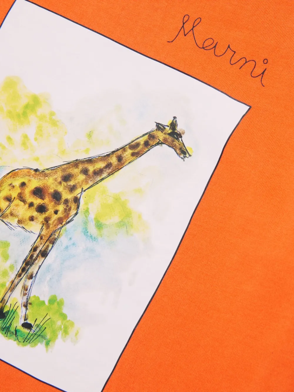 Giraffe-Graphic T-Shirt