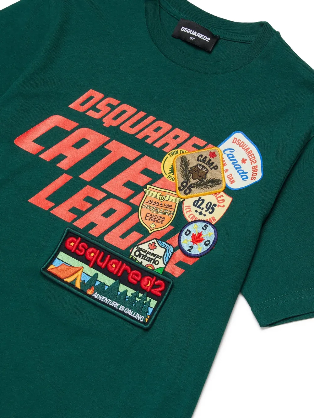 Dsquared2 Logo Patch T-shirt In Multi